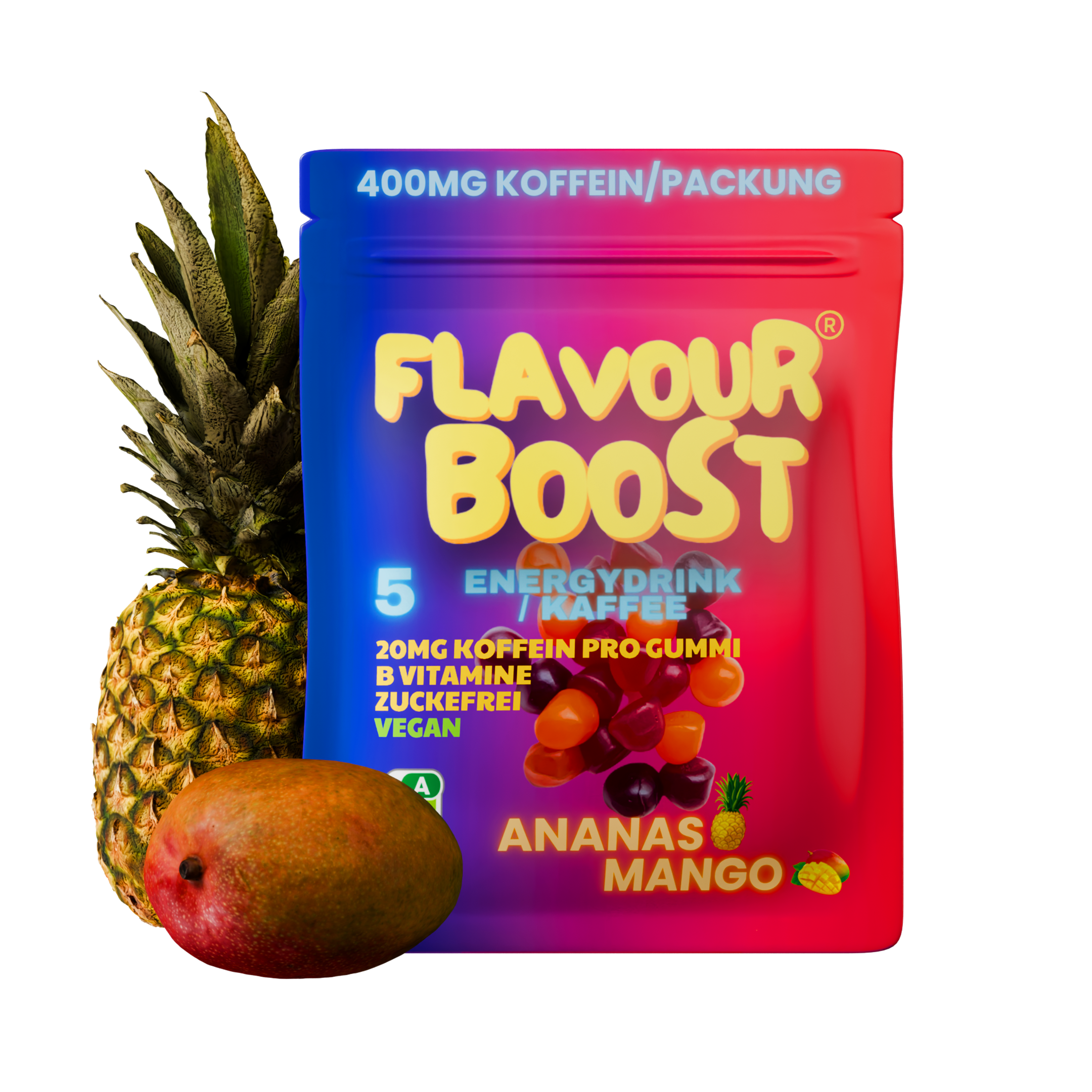 Koffein Fruchtgummis (Probiersets)