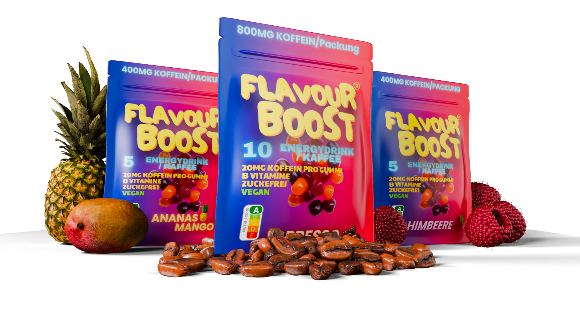 Koffein Fruchtgummis